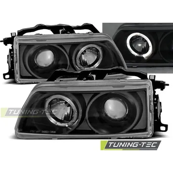 Přední světlomet PŘEDNÍ SVĚTLA HONDA CRX 90-02.92 ANGEL EYES ČERNÁ