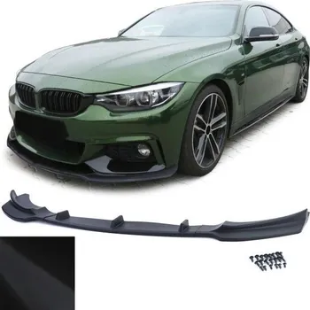 Tuning Spoiler lip předního nárazníku černý matná pro . BMW 4 Series F32 F33 F36 ab13