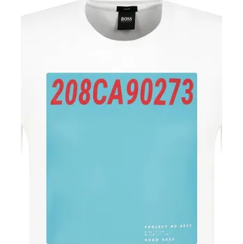 Pánské tričko boss Tričko Tessler 116 | Barva:bílý | Velikost:M