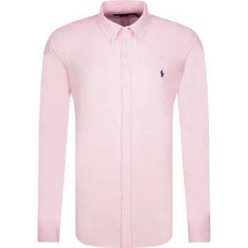Pánská košile POLO RALPH LAUREN Lněná košile | Barva:růžová | Velikost:S