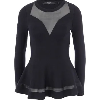 GUESS JEANS Halenka BECCA | Barva:černý | Velikost:XS