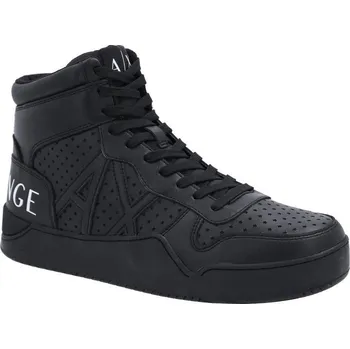 Pánské tenisky Armani Exchange tenisky s přídavkem kůže | Barva:černý | Velikost:44