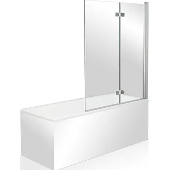 Vanová zástěna Vanová zástěna sklápěcí s otočným stěnovým systémem ORION 120 cm Levá 1500 mm 1200 mm