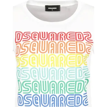 Dámské tričko Dsquared2 Tričko RENNY | Barva:bílý | Velikost:XS
