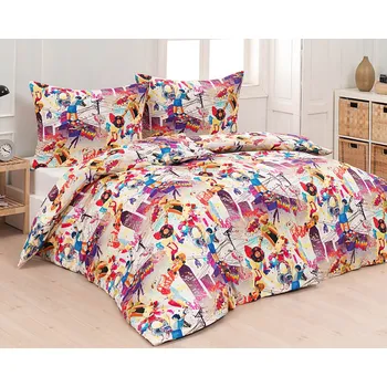 Povlečení Povlečení Matějovský LENNY, skateboard, dívčí růžové, bavlna hladká digitál, 140x200cm + 70x90cm