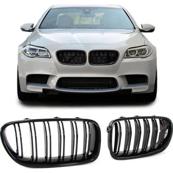 Tuning Mřížky chladiče (dvojitá) performance lesklá pro . BMW 5 Series F10 F11 10-17