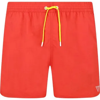 Pánské kraťasy Guess Koupací šortky | Barva:červený | Velikost:XL