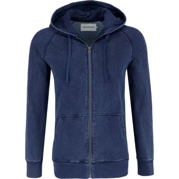 Pánská mikina CALVIN KLEIN JEANS Mikina INDIGO INSTITUTIONAL | Barva:tmavě modrá | Velikost:M