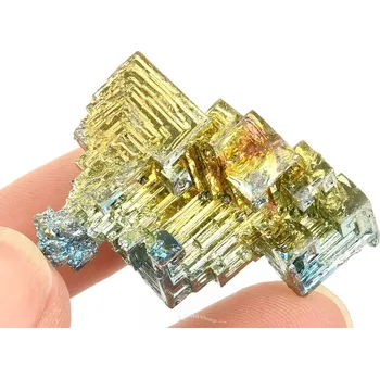 Přírodní kámen Barevný krystal bismut 27,5g