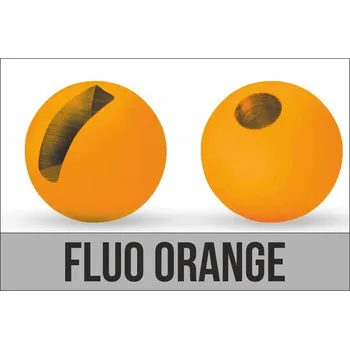 Traper Tungsten Bead Slotted Fluo Orange