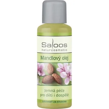 Rostlinný olej Saloos Mandlový olej LZS, 1000ml