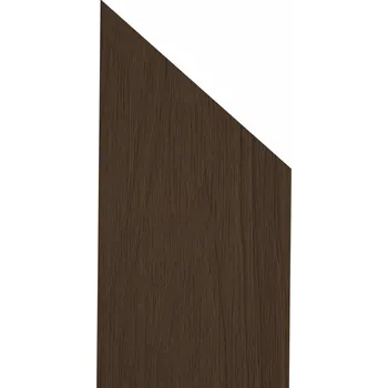 Plotovka Plotovka Dřevoplus Profi 138 mm, barva Walnut - tmavě hnědá Výška plotovky: 100 cm, Varianta plotovky: šikmá