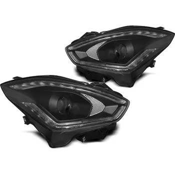 Přední světlomet TUNING-TEC Přední světla Suzuki Swift VI 17+ TUBE LIGHT SEQ černá