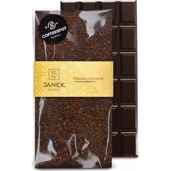 Čokoláda JANEK Hořká čokoláda s kávou 85 g