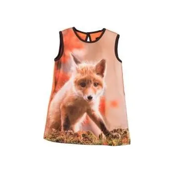 Dámské šaty E-myslivost Myslivecké šaty dětské - motiv LIŠKA - Velikost 122, 128