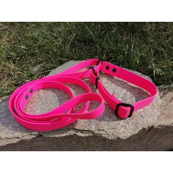 Vodítko pro psa RAK-Brno Vypouštěcí agility obojkovodítko 20/20 Barva: černá, Délka: 40-50 cm