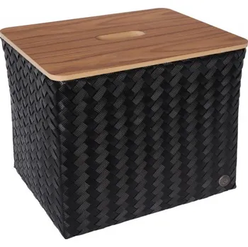 Úložný box HANDED BY Úložný koš s víkem Grand popular & lid, black