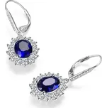 Olivie Safírové stříbrné náušnice 4734 Ag 925; ≤5,2 g.