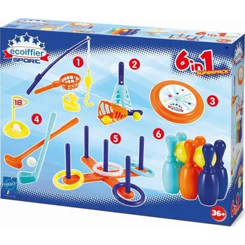 ÉCOIFFIER souprava sportovních 6 her