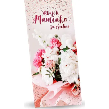 Čokoláda Selllot, s.r.o., K Hájům 34, 155 00 Praha 5 - Vyrobeno v Belgii Mléčná čokoláda - Děkuji maminko 100 g