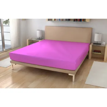 Prostěradlo Polášek Holešov Prostěradlo jersey č.12 tm.růžová 100% bavlna Růžová 90x200