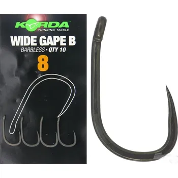 Rybářský háček Korda Wide Gape Barbless č.: 6