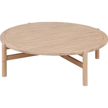 Zahradní stůl DEOKORK Zahradní stolek z akácie ZARAGOZA ø120 cm