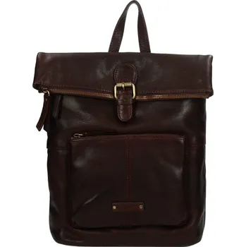Městský batoh Dámský kožený batoh Enrico Benetti Pamels - tmavě hnědá