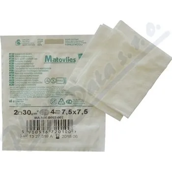 Kompres Matovlies kompresy net.text.30g 7.5x7.5cm 2ks