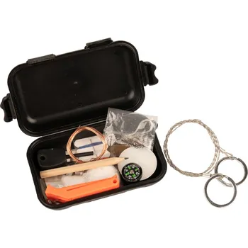 Vybavení pro přežití KPZ sada pro přežití Fosco Combat Survival Kit - černá