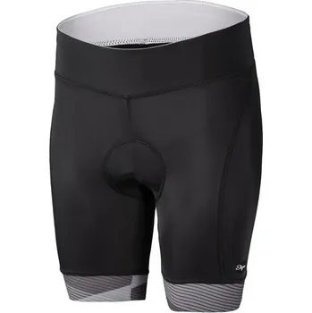cyklistické kraťasy Dámské cyklistické kraťasy Etape LIVIA, černá/bílá Velikost: XXL