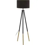 Stojací svítidlo BIDFORD 1xE27 hnědá/cappuccino-zlatá 60W IP20 EGLO 49148