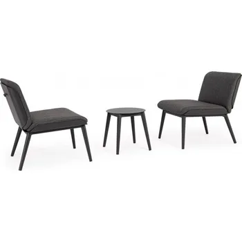 Zahradní sestava BIZZOTTO Zahradní sestava ISABELA antracit 0663419