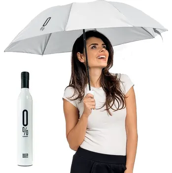 Gadget Deštník láhev 0% - stříbrný