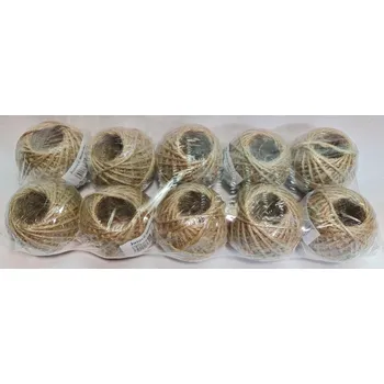 Lano motouz 50g JUTA, 33m, TEX500x3, CZ, přírodní