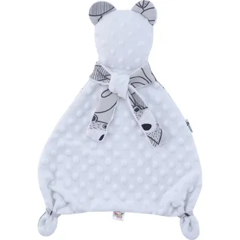 plyšák ESITO Muchláček Medvěd - bílá / 43 x 30 cm (ESITO Muchláček Medvěd - bílá / 43 x 30 cm)