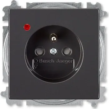 vypínač a zásuvka Zásuvka Future linear antracitová s přepěťovou ochranou, clonky ABB 5599B-A0235781