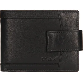 Peněženka pánská peněženka kožená V-05 - černá - BLK