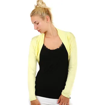 Glara Dámské společenské jednobarevné bolerko přes šaty 908507