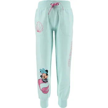 Dívčí tepláky z BIO bavlny DISNEY MINNIE MERMAID tyrkysové Velikost: 116