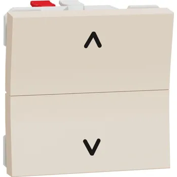 vypínač Žaluziový tlačítkový ovládač 6A, 2M, NU320744, béžová UNICA Schneider Electric
