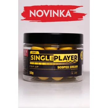 Boilies SINGLEPLAYER Pop-up Boilies Scopex Cream 50g 12 mm