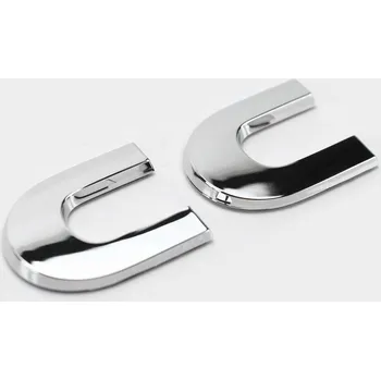 Znak automobilu Nápis na kapotu CC chrom - samolepící