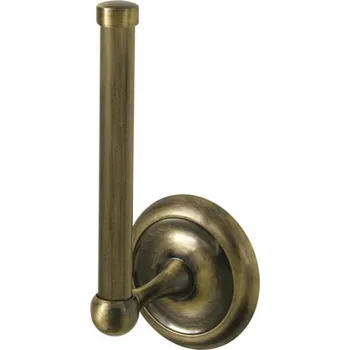 DECO – Držák na WC papír vertikální – ant. mosaz – 00404