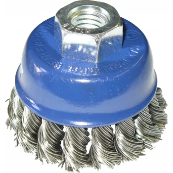 Brusný kotouč PHT a.s. Nerezový hrncový kotouč 80mm copánkový