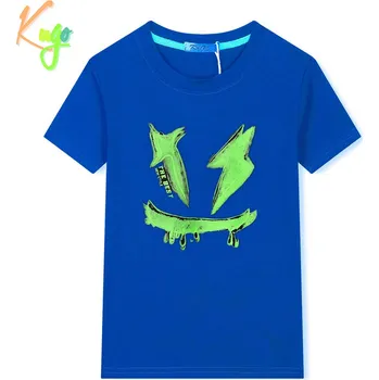 Chlapecké tričko Chlapecké tričko - KUGO HC9292, modrá Barva: Modrá, Velikost: 164