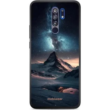 Pouzdro na mobilní telefon Lesklý kryt Mobiwear Glossy - Xiaomi Redmi 9 - G006G Hora s hvězdnou oblohou (Prémiové lesklé pouzdro, obal, kryt Mobiwear Glossy na mobil Xiaomi Redmi 9 - G006G Hora s hvězdnou oblohou, materiál Plast + TPU silikon - krytí po všech stranách, neošoupateln