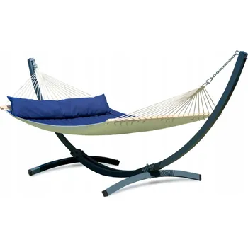 Zahradní nábytek POTENZA ocelový rám TYTAN 350kg + houpací síť PANAMA s příčkou 210x140