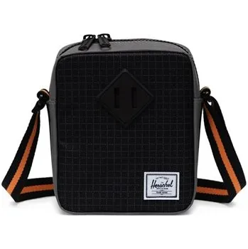 Městský batoh HERSCHEL taška přes rameno - Heritage Crossbody Black Grid/Gargoyle/Sun Orange (05722)