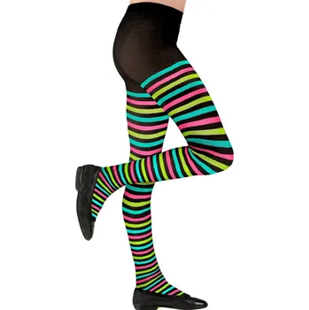 Dámské punčochy Dívčí pruhované punčocháče, multibarevné - Pro věk 1-3 let